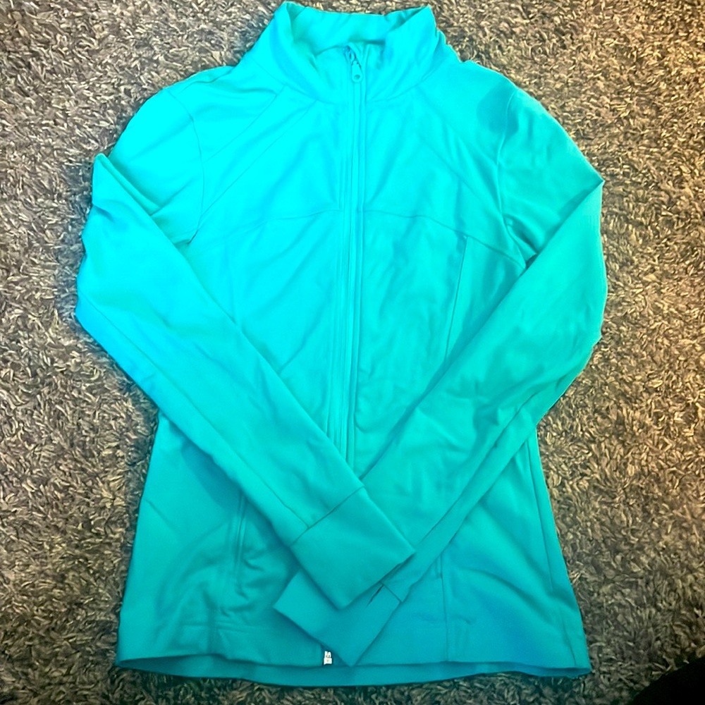 Mint green “pure NRG” full zip light jacket